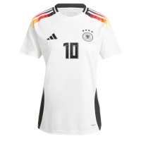 Maglie da calcio Germania Jamal Musiala #10 Prima Maglia Femminile Europei 2024 Manica Corta